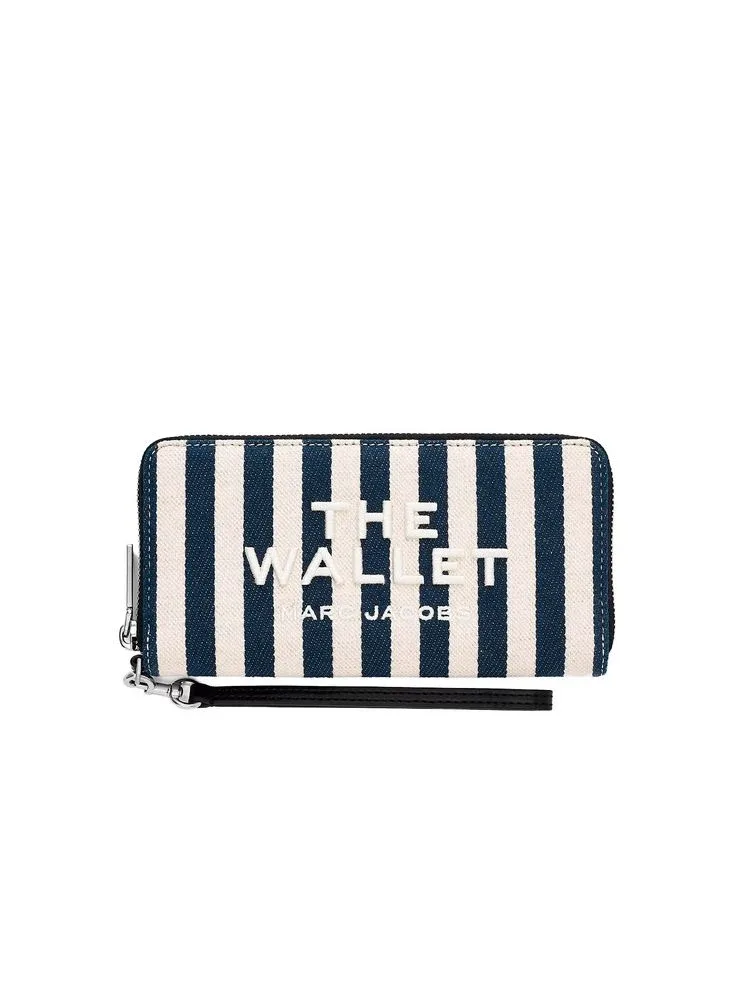 Striped Cotton Wallet by Marc Jacobs