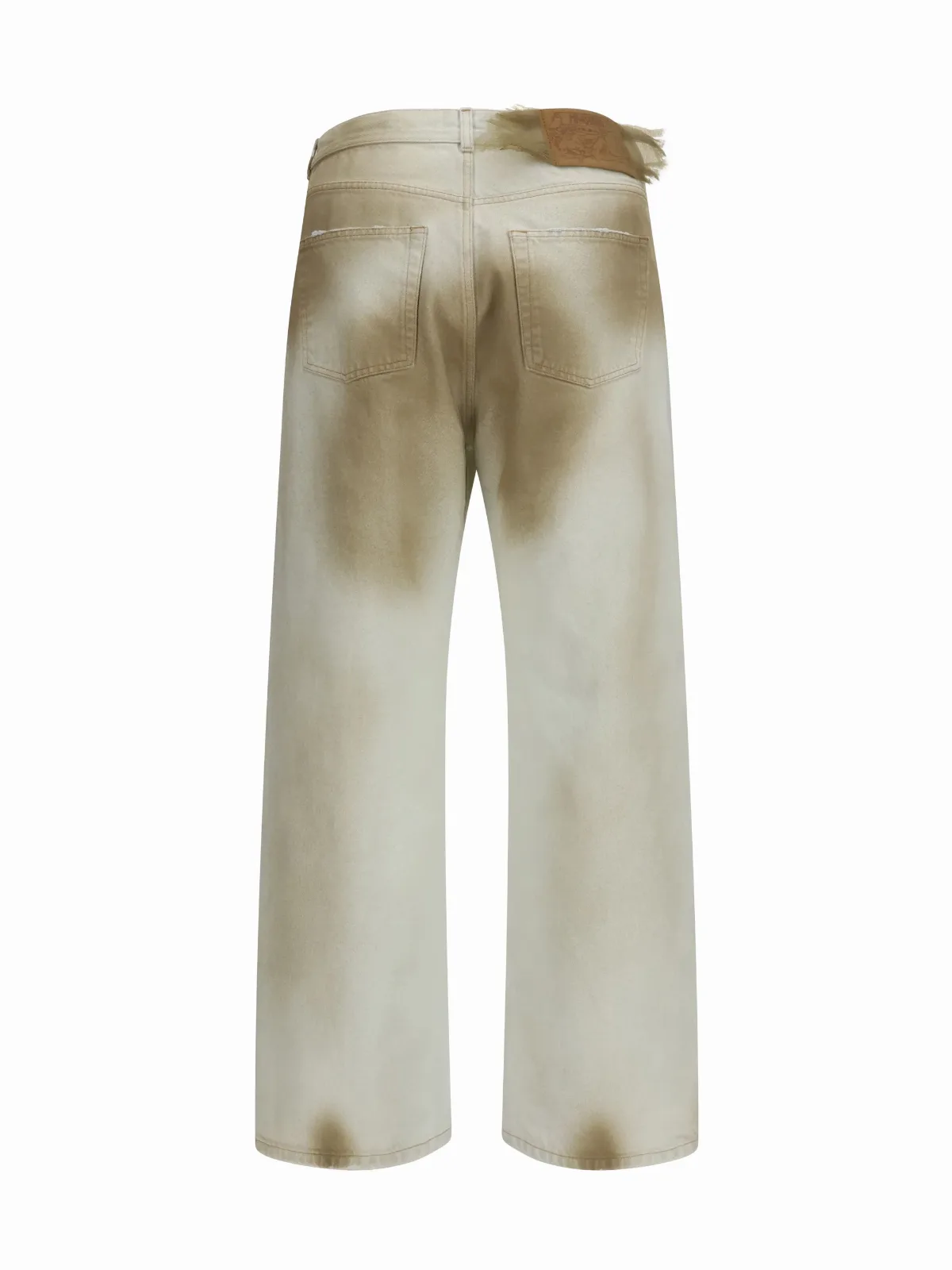 Distressed Cotton Jeans