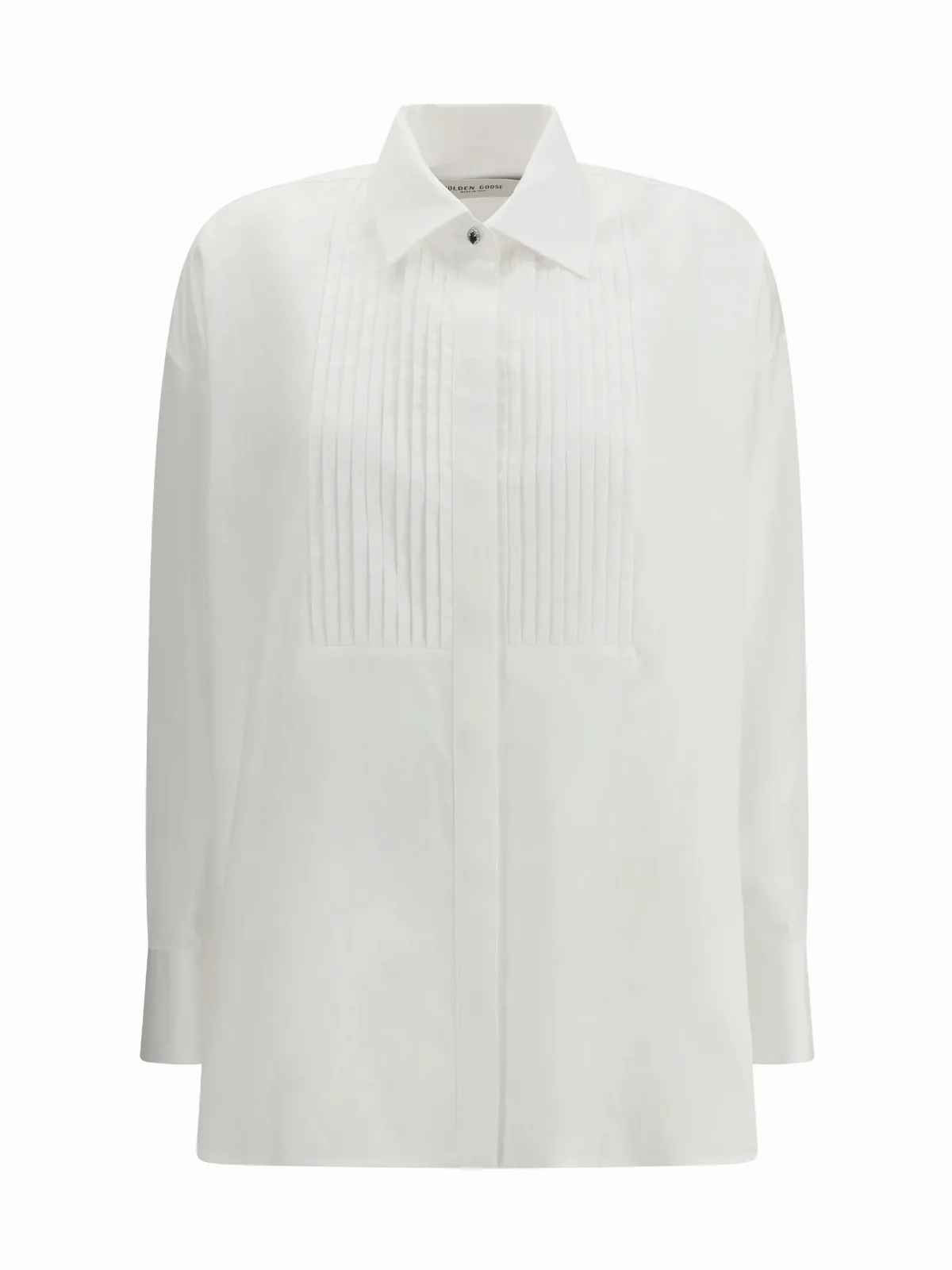Pleated Cotton-Poplin Shirt by Golden Goose