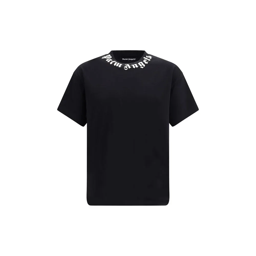 Logo-Print Crew Neck T-Shirt by Palm Angels