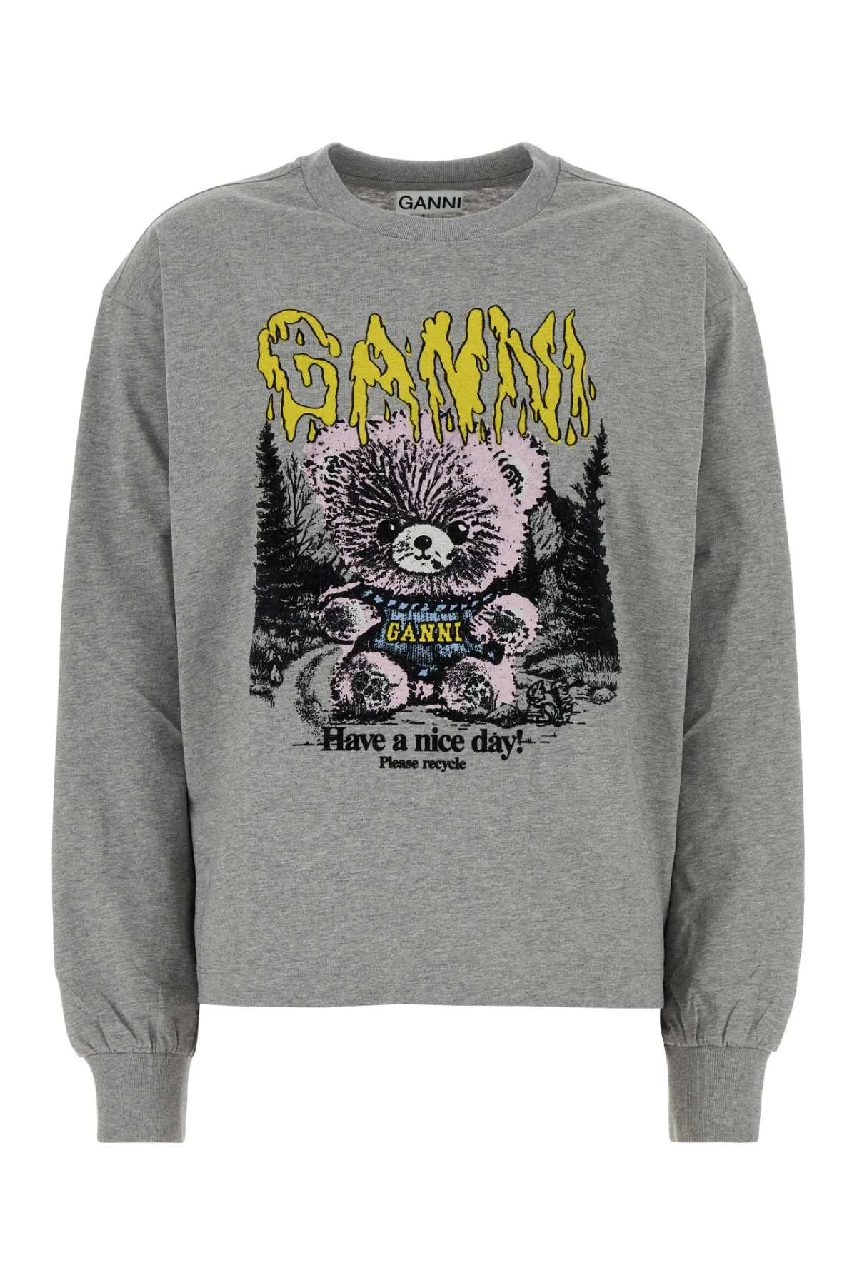 Cotton Sweatshirt by Ganni