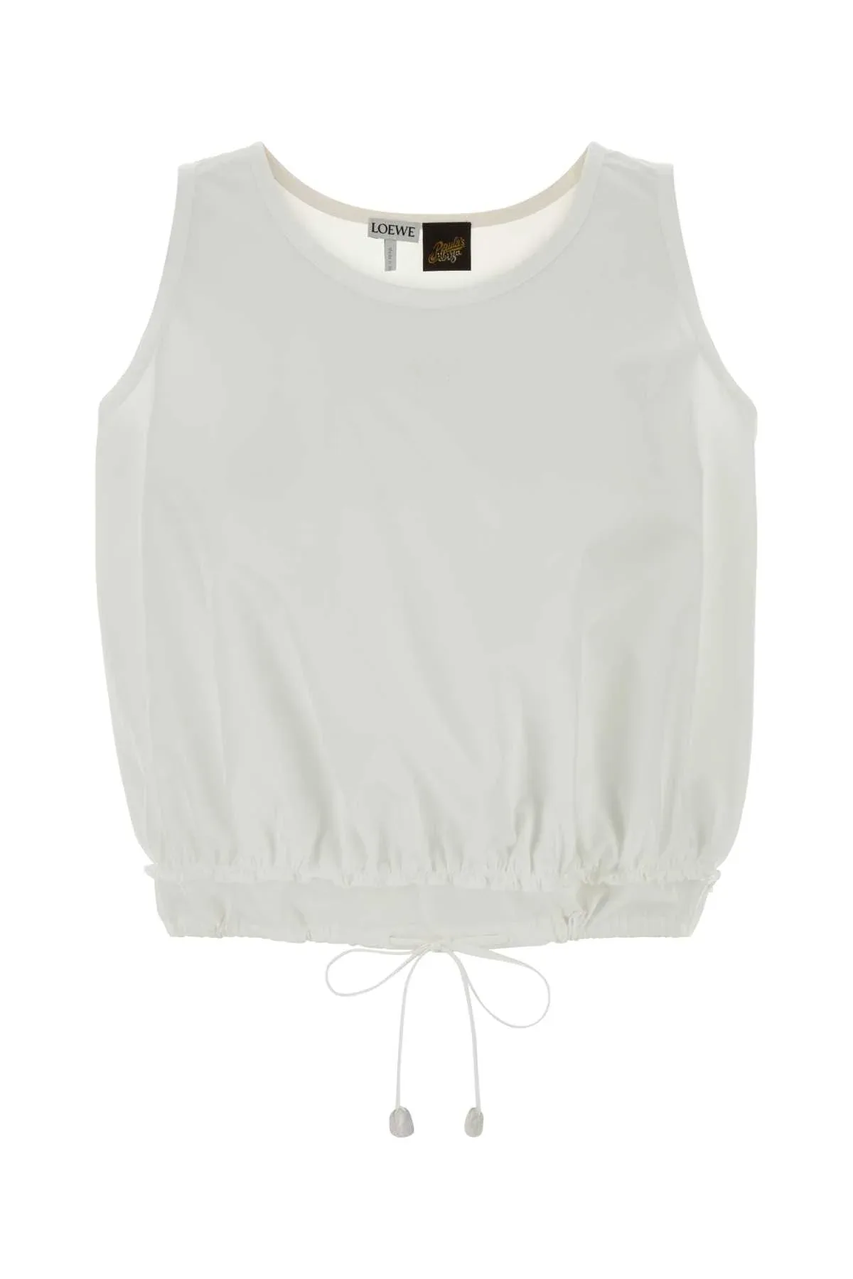 Paula's Ibiza Poplin Cotton Tank Top by Loewe Paula'S Ibiza