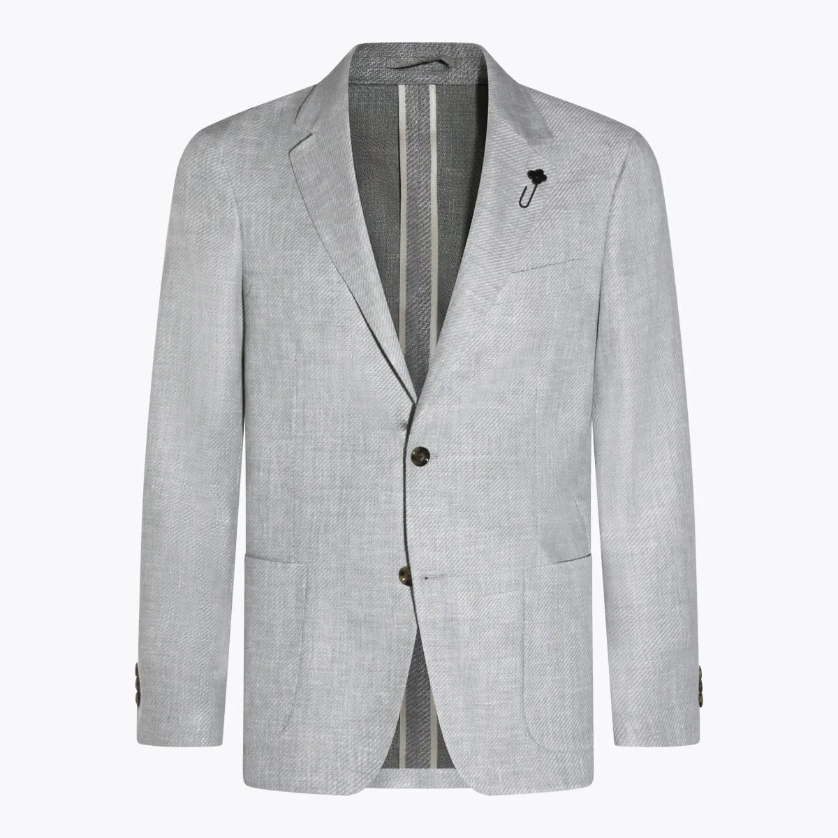 Mint Wool And Linen Blazer