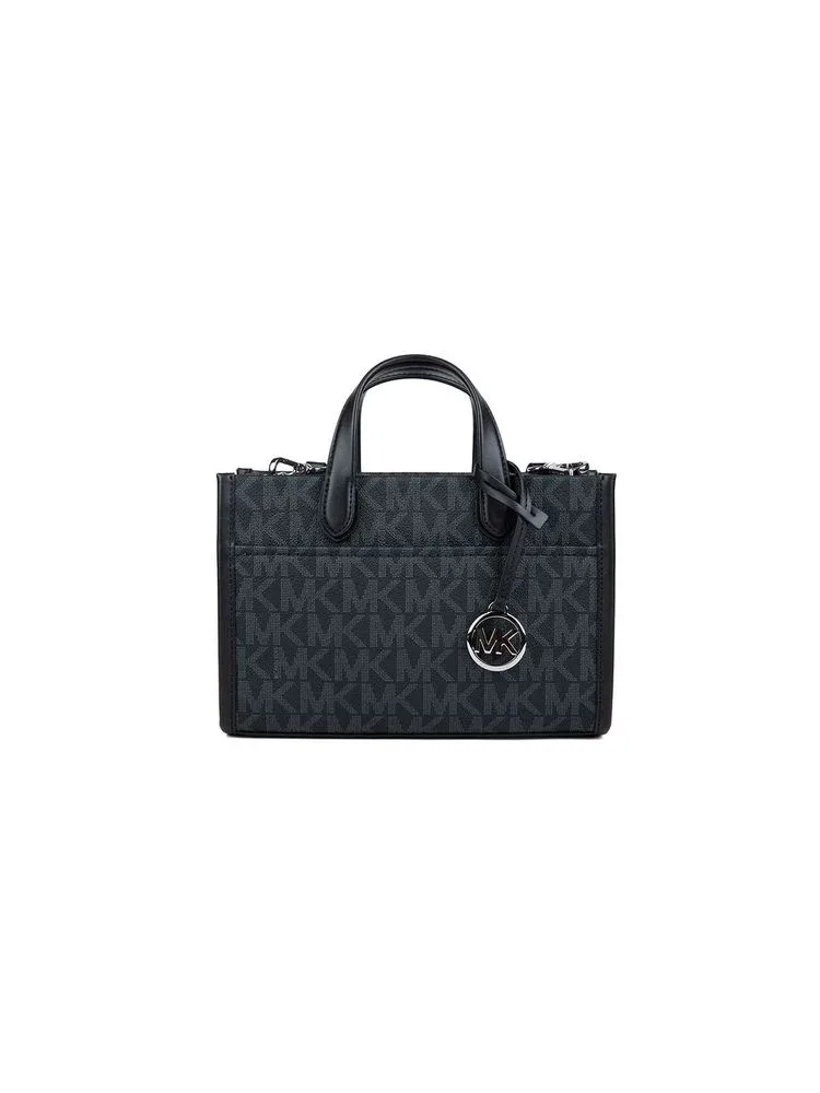 Signature Logo Canvas Satchel by Michael Kors