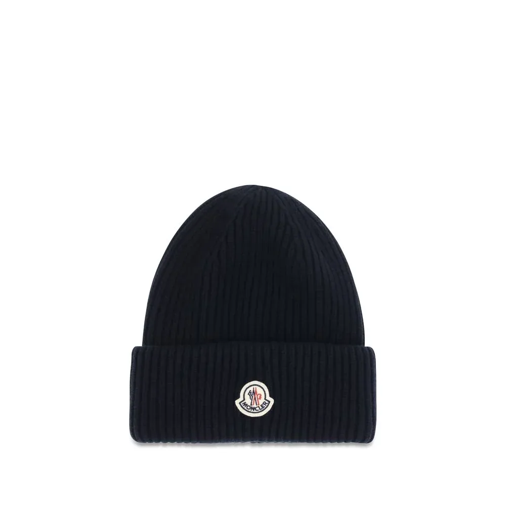 Wool and Cashmere Blend Beanie by Moncler