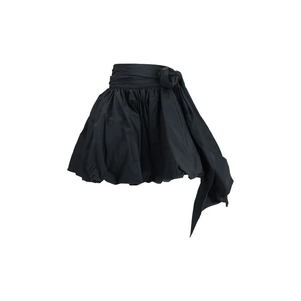 Taffeta with Three-Dimensional Roses Skirt by Blumarine