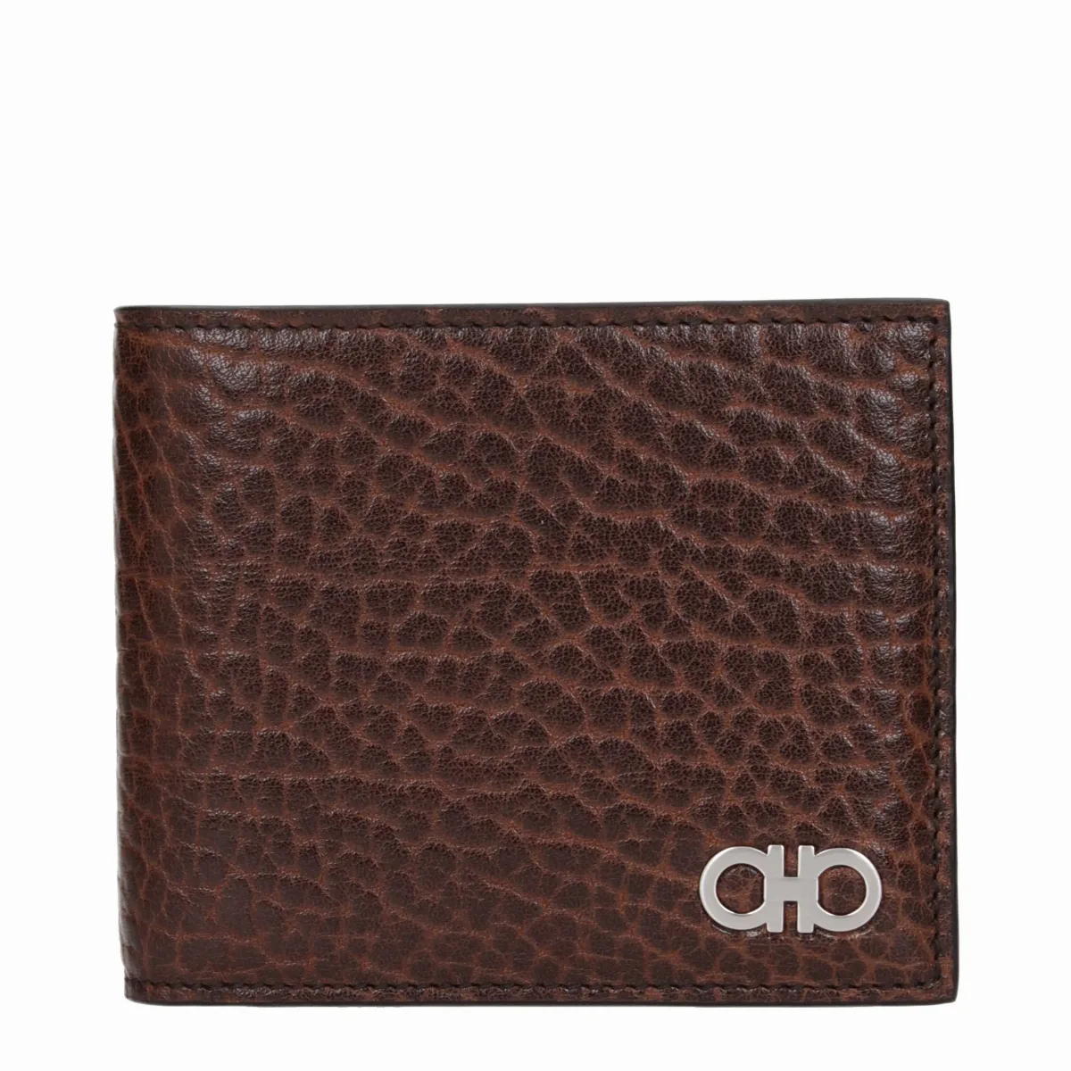Grained Leather Wallet by Ferragamo