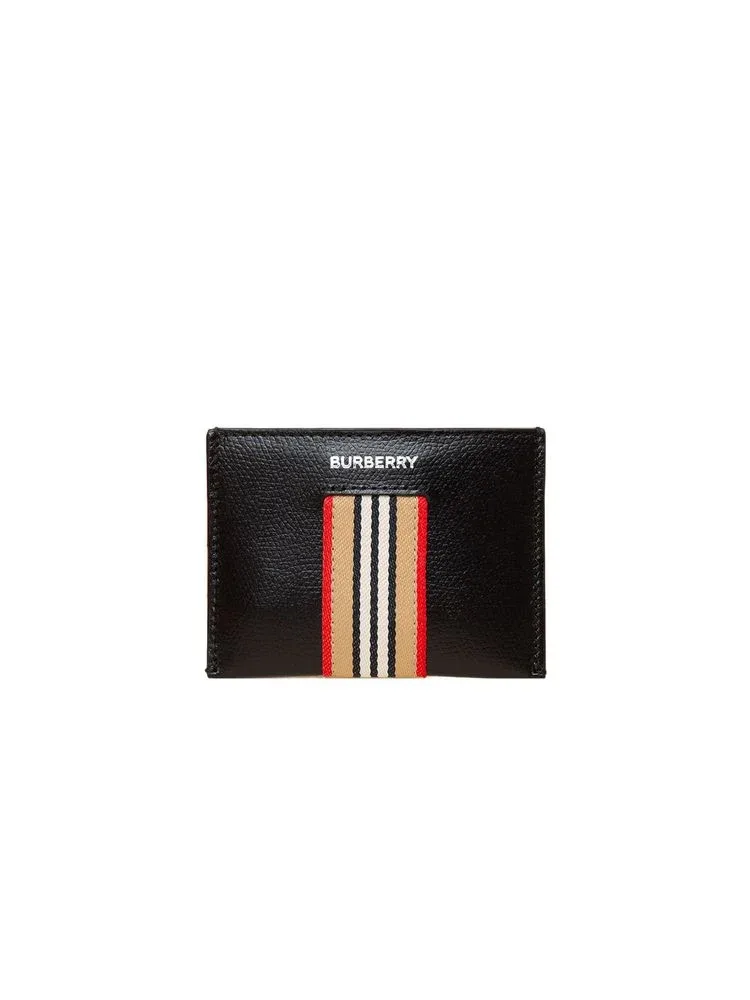 Calf Grain Leather Card Case by Burberry