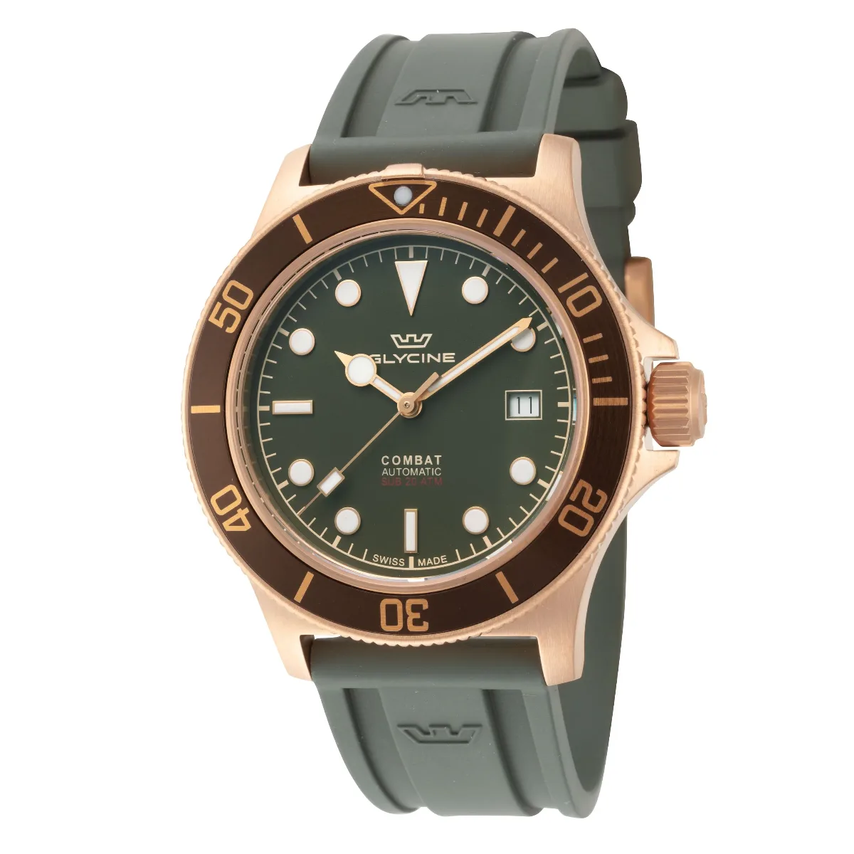 Preloved - Glycine Bronze Automatic Diver Watch by Preloved - Glycine