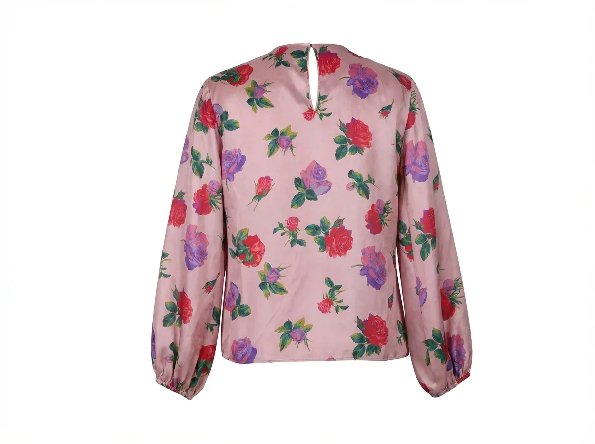 Floral-Print Blouse by Valentino