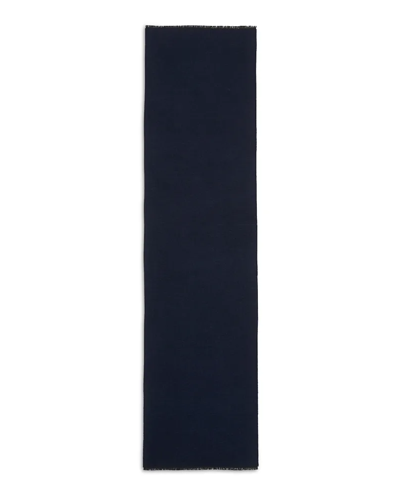 Reversible Solid Scarf with Cut Fringe by The Mens Store At Bloomingdales