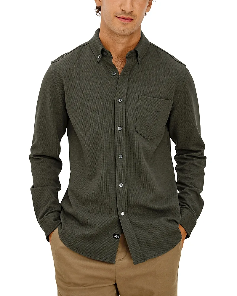 Vincent Long Sleeve Button Down Shirt by Rails