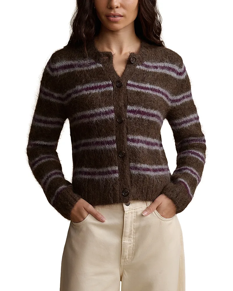 Timber Alpaca Blend Fuzzy Cardigan by Jenni Kayne