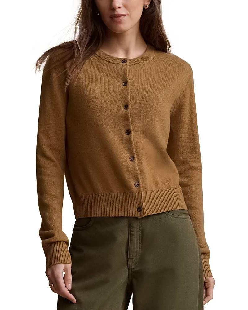 Flynn Cashmere Crewneck Cardigan by Jenni Kayne