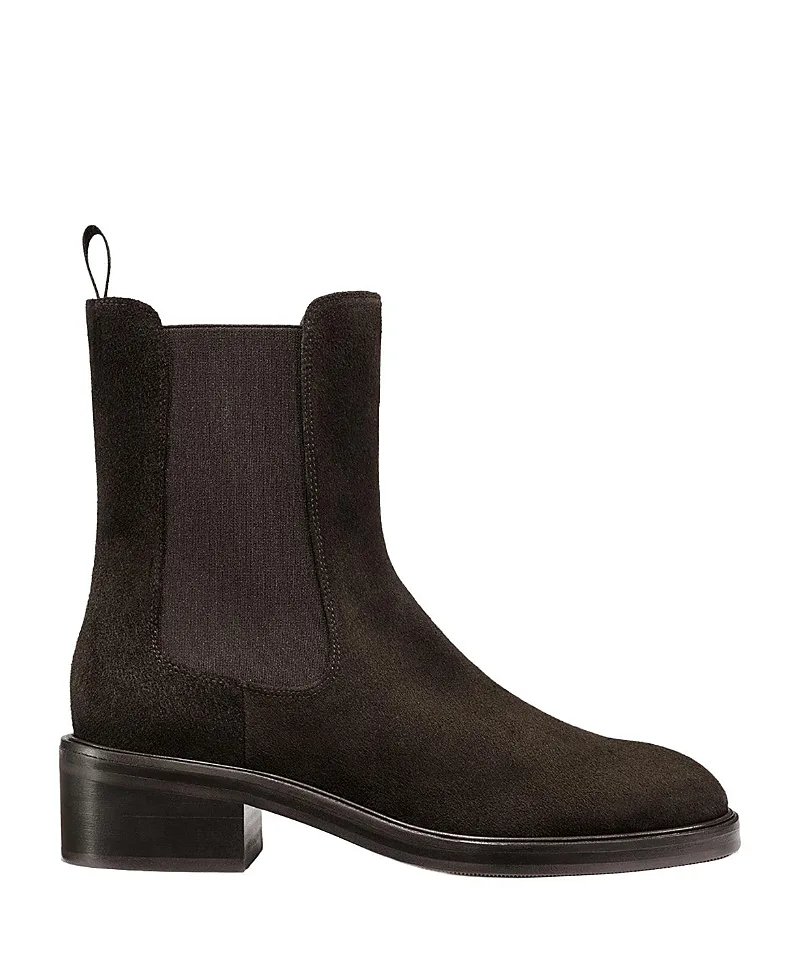 The City Chelsea Boots in Dark Chocolate Suede by Margaux