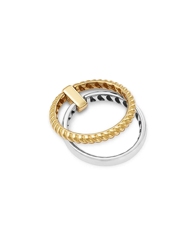 Double Band Ring in 14K Yellow & White Gold by Bloomingdales Fine Collection