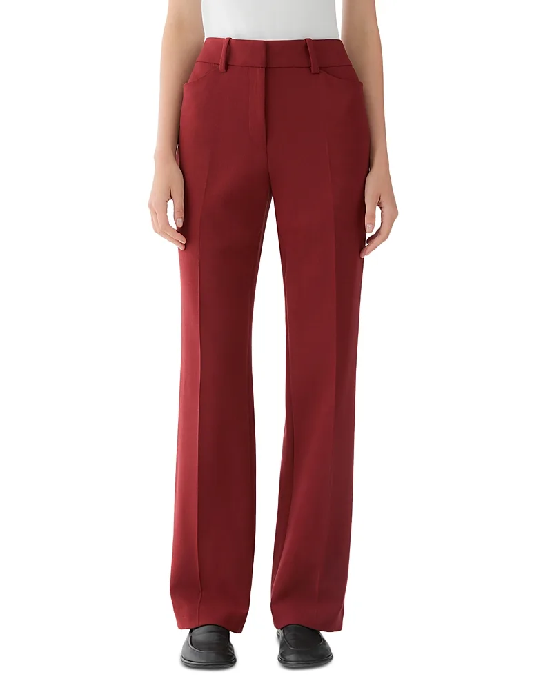 Reade Mid Rise Straight Pants by Lafayette 148 New York