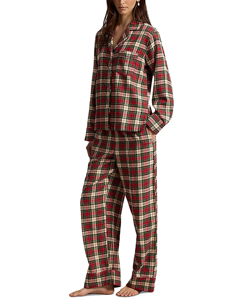 Madison Cotton Plaid Pajama Set by Polo Ralph Lauren