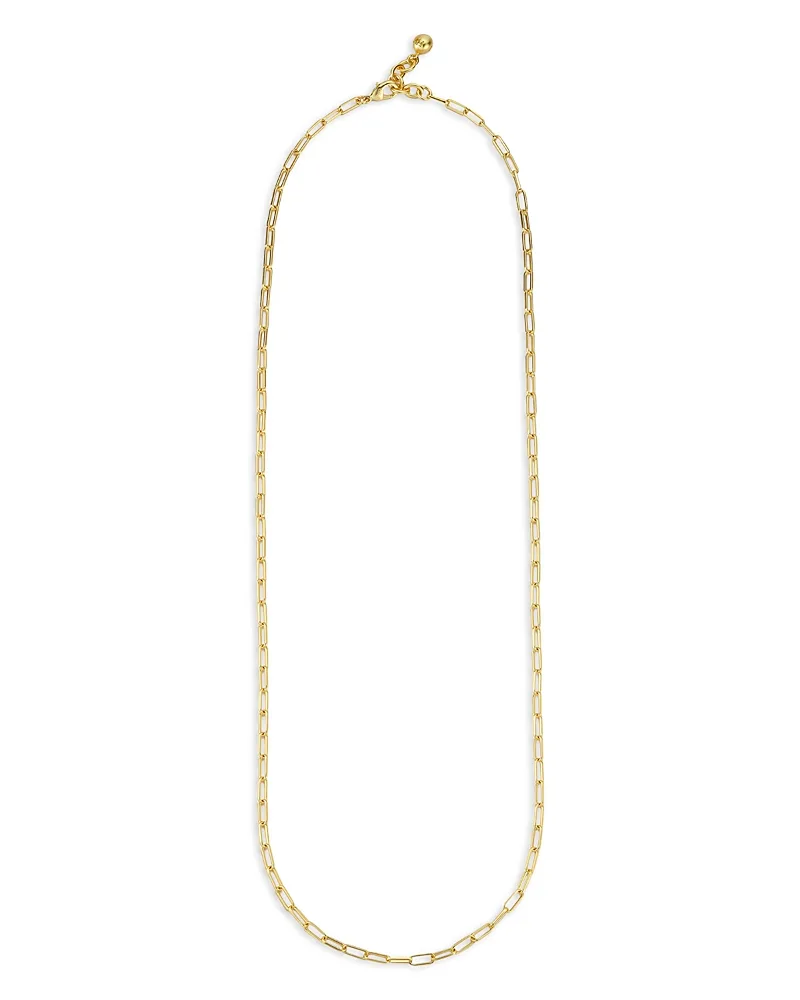 Plaza Rectangle Chain Strand Necklace, 32-33 by Lulu Frost