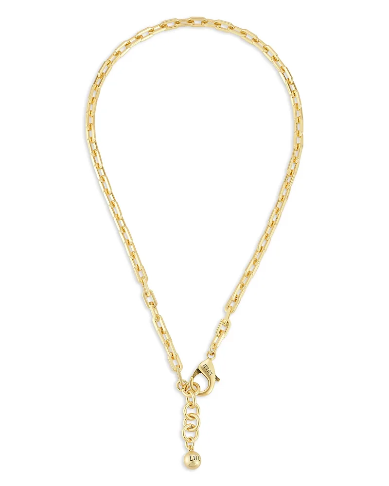 Plaza Edge Chain Collar Necklace, 18-19 by Lulu Frost