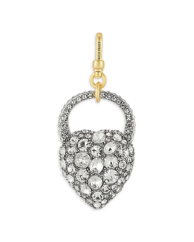Nina Extra Large Crystal Heart Charm by Lulu Frost