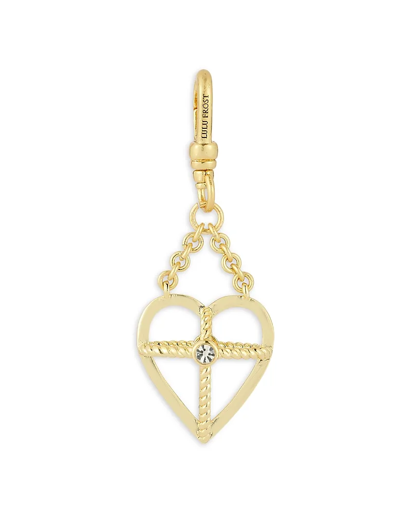 Crystal Open Heart Charm by Lulu Frost