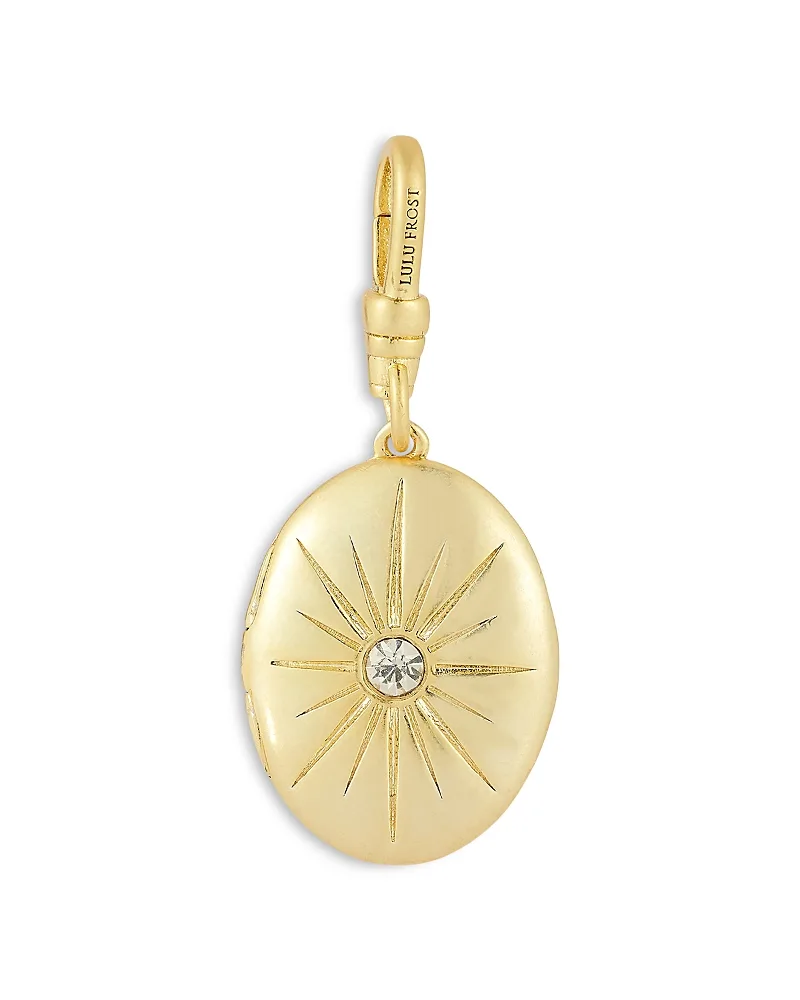 Crystal Oval Locket Charm by Lulu Frost