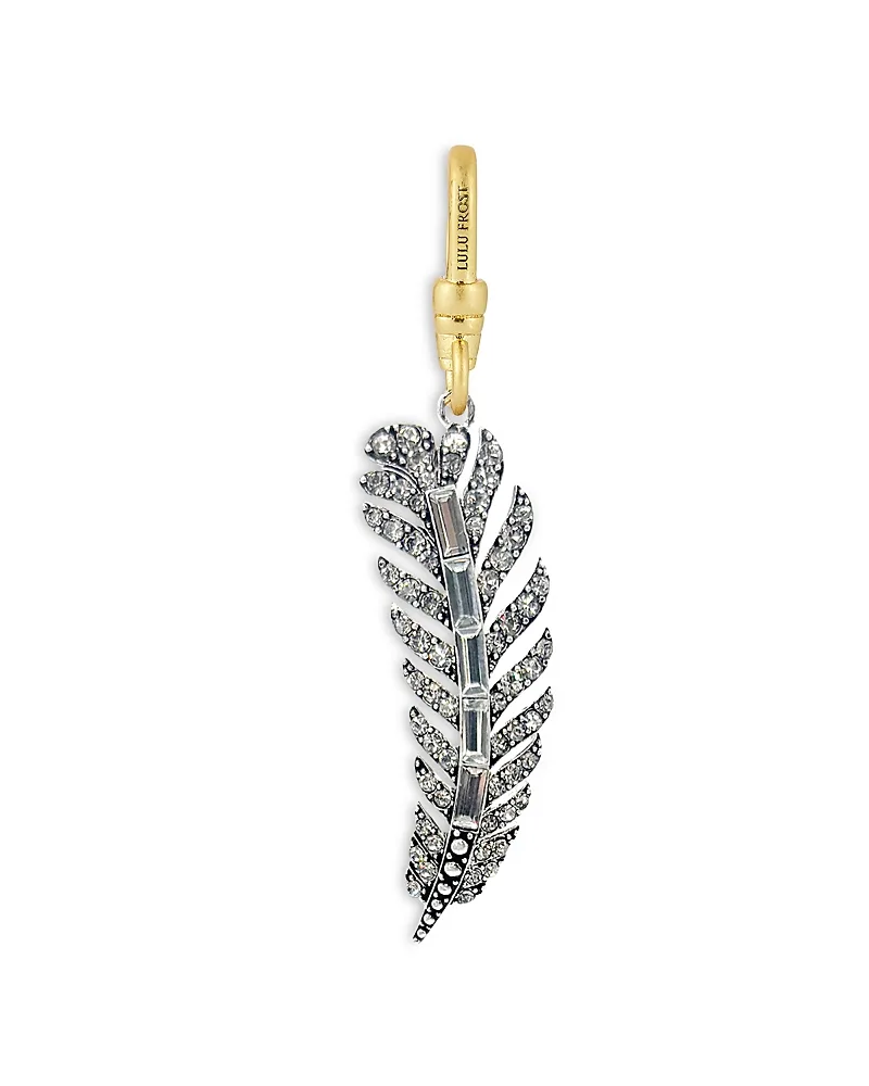 Crystal Angel Feather Charm by Lulu Frost