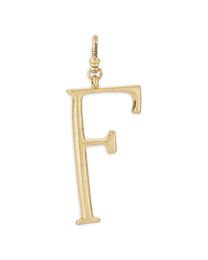 Plaza Large Letter F Charm by Lulu Frost
