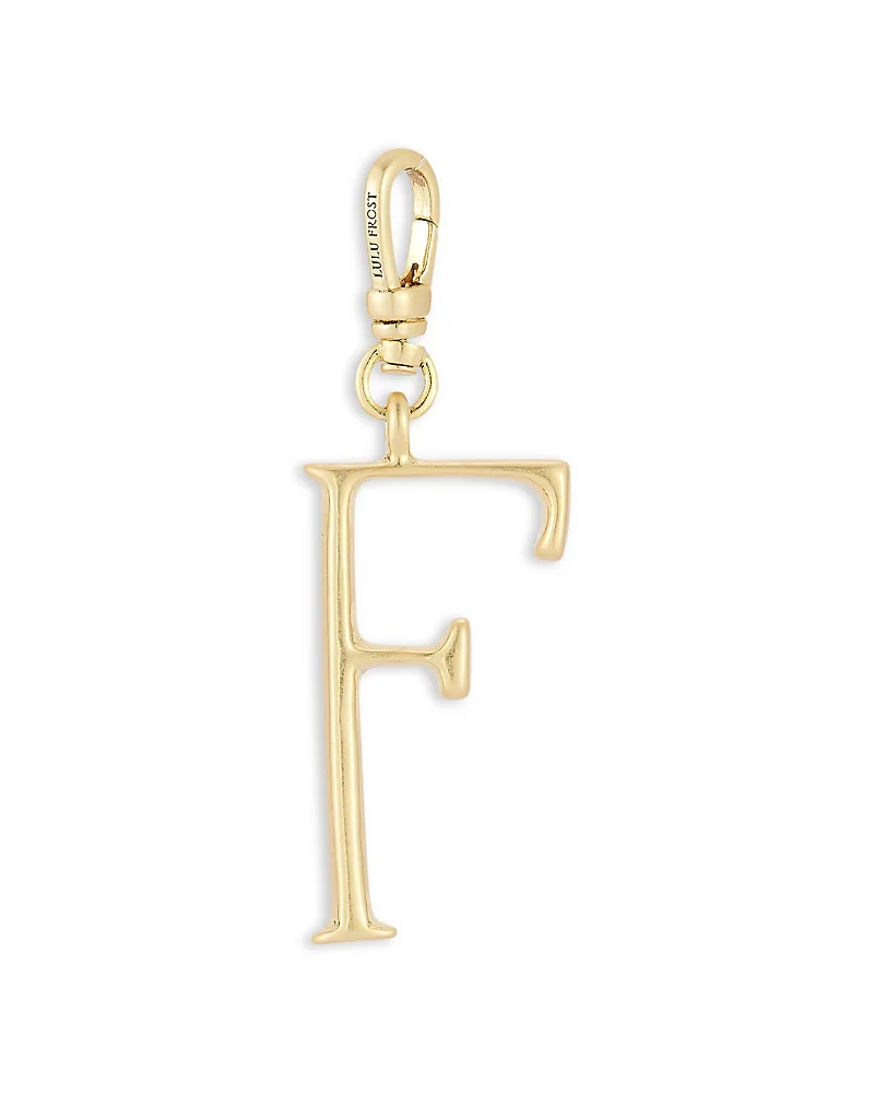 Plaza Small Letter F Charm by Lulu Frost