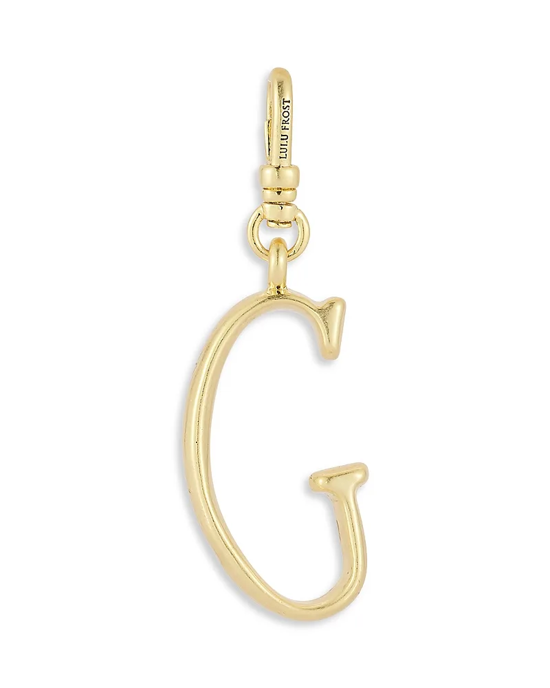 Plaza Small Letter G Charm by Lulu Frost