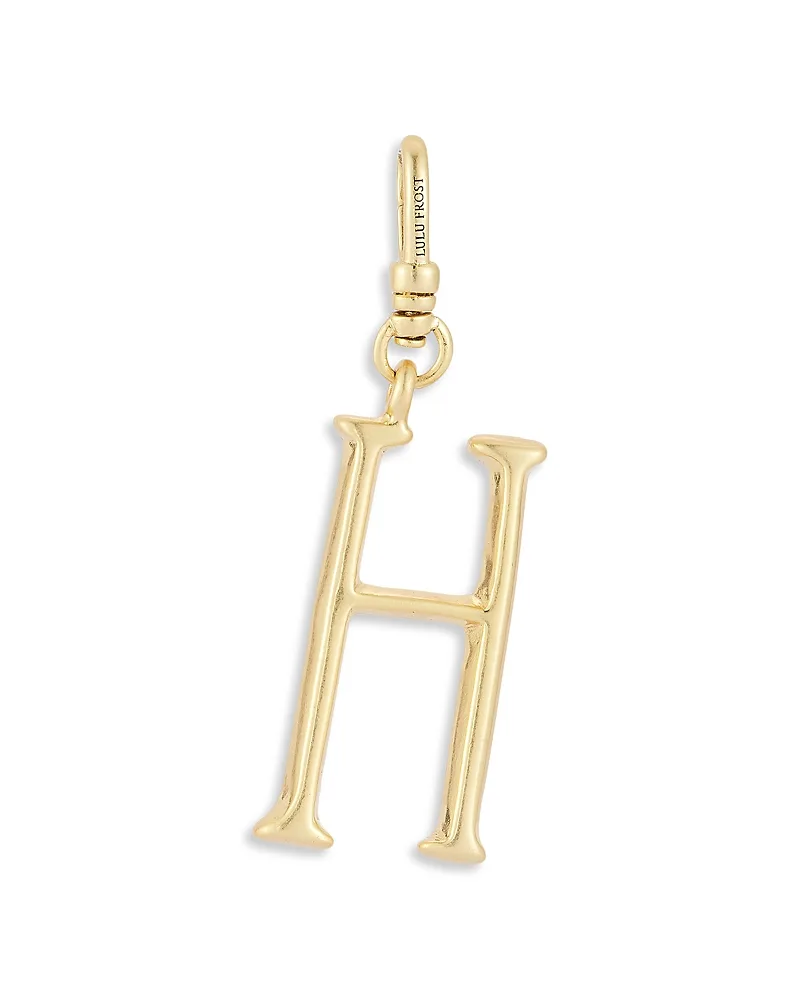 Plaza Small Letter H Charm by Lulu Frost