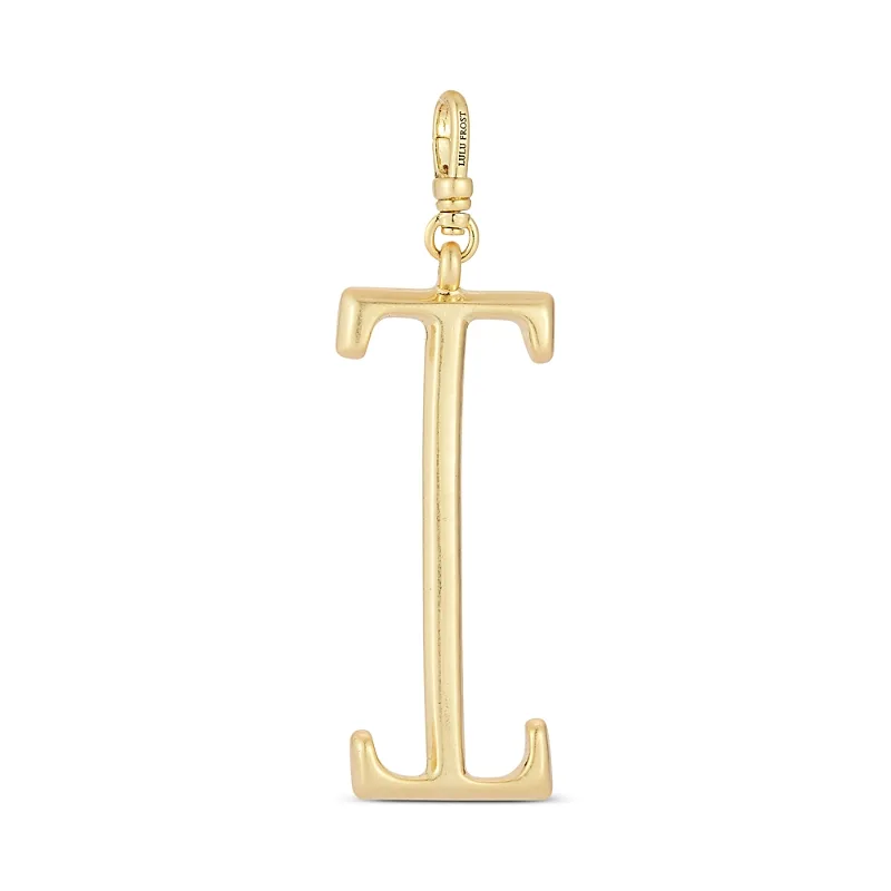 Plaza Large Letter I Charm by Lulu Frost