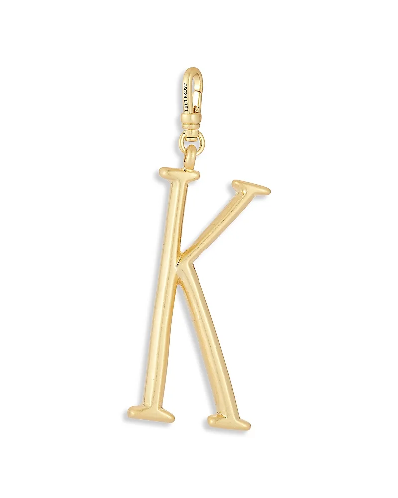 Plaza Large Letter K Charm by Lulu Frost