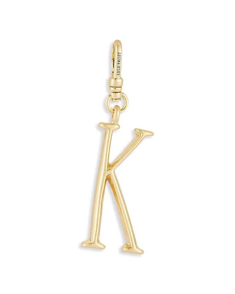 Plaza Small Letter K Charm by Lulu Frost