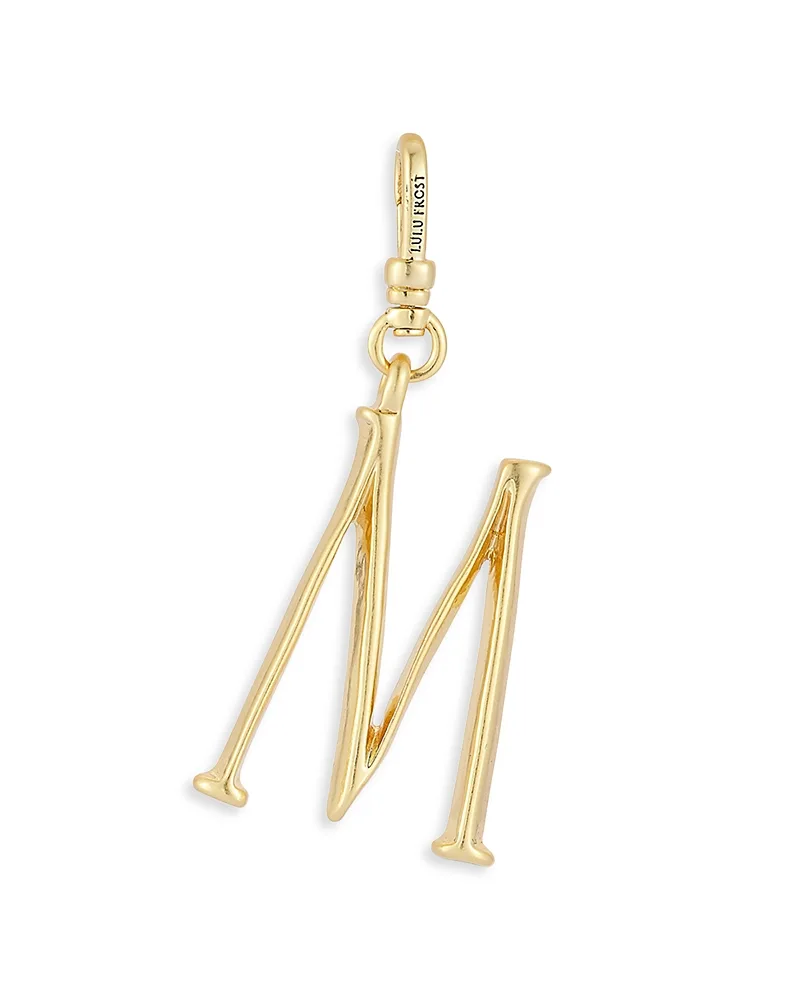 Plaza Small Letter M Charm by Lulu Frost