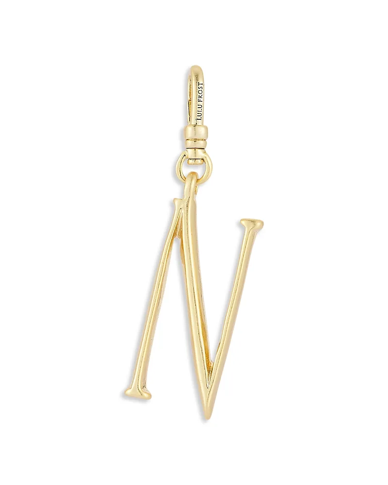 Plaza Small Letter N Charm by Lulu Frost