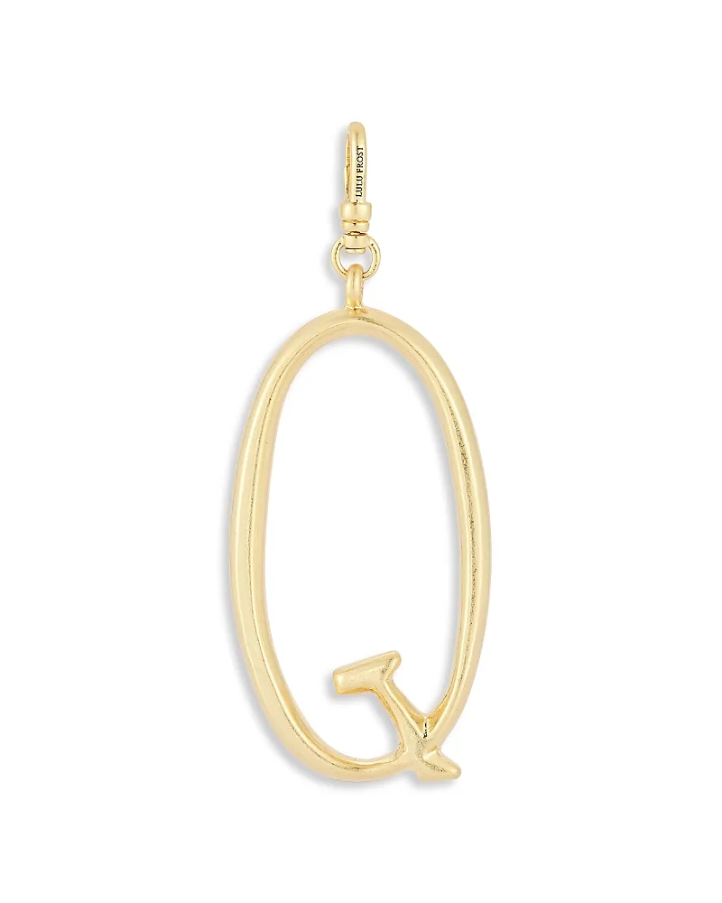 Plaza Large Letter Q Charm by Lulu Frost
