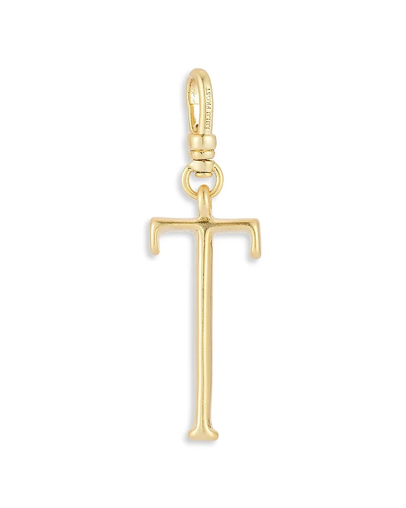 Plaza Small Letter T Charm by Lulu Frost