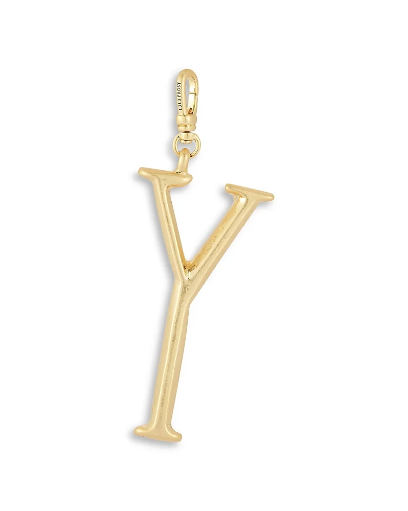 Plaza Large Letter Y Charm by Lulu Frost
