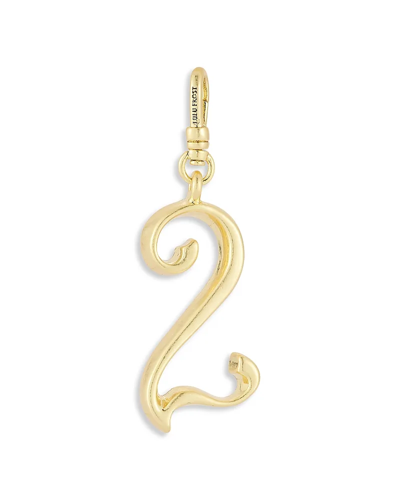 Plaza Small Number 2 Charm by Lulu Frost
