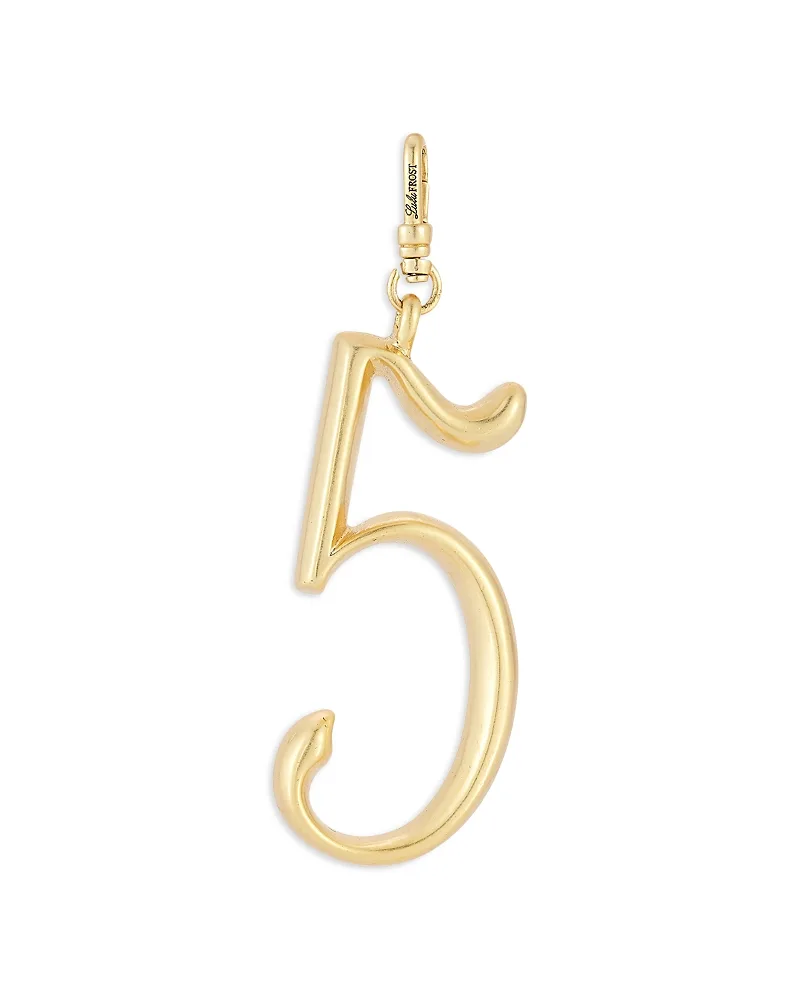Plaza Large Number 5 Charm by Lulu Frost