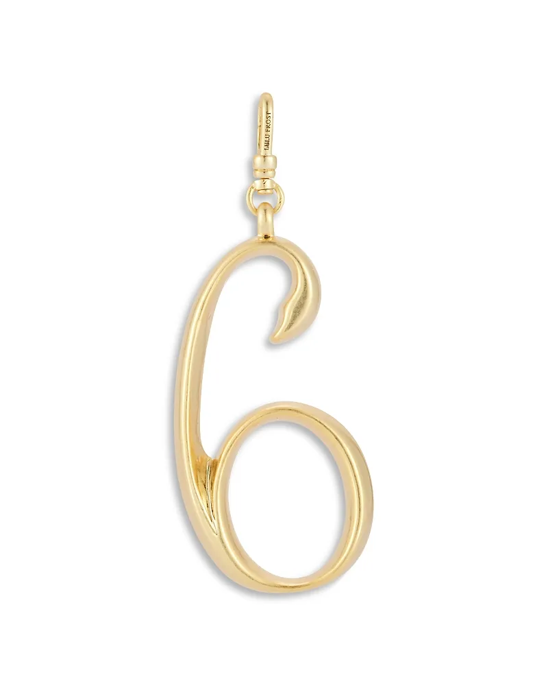 Plaza Large Number 6 Charm by Lulu Frost