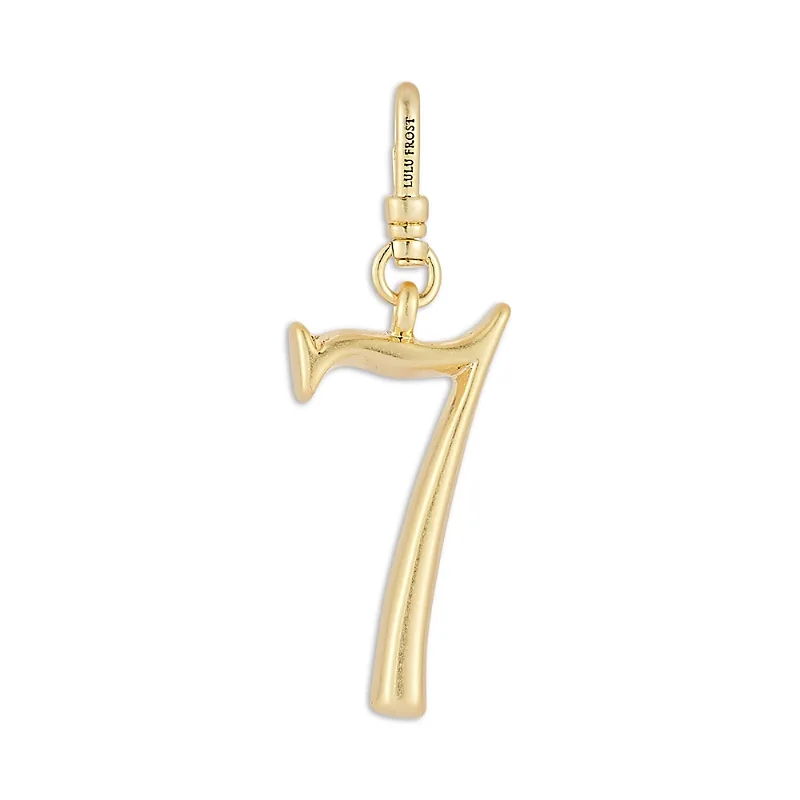 Plaza Small Number 7 Charm by Lulu Frost