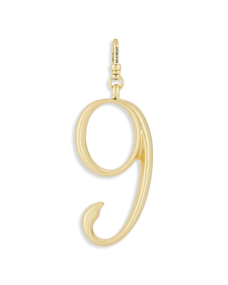 Plaza Large Number 9 Charm by Lulu Frost