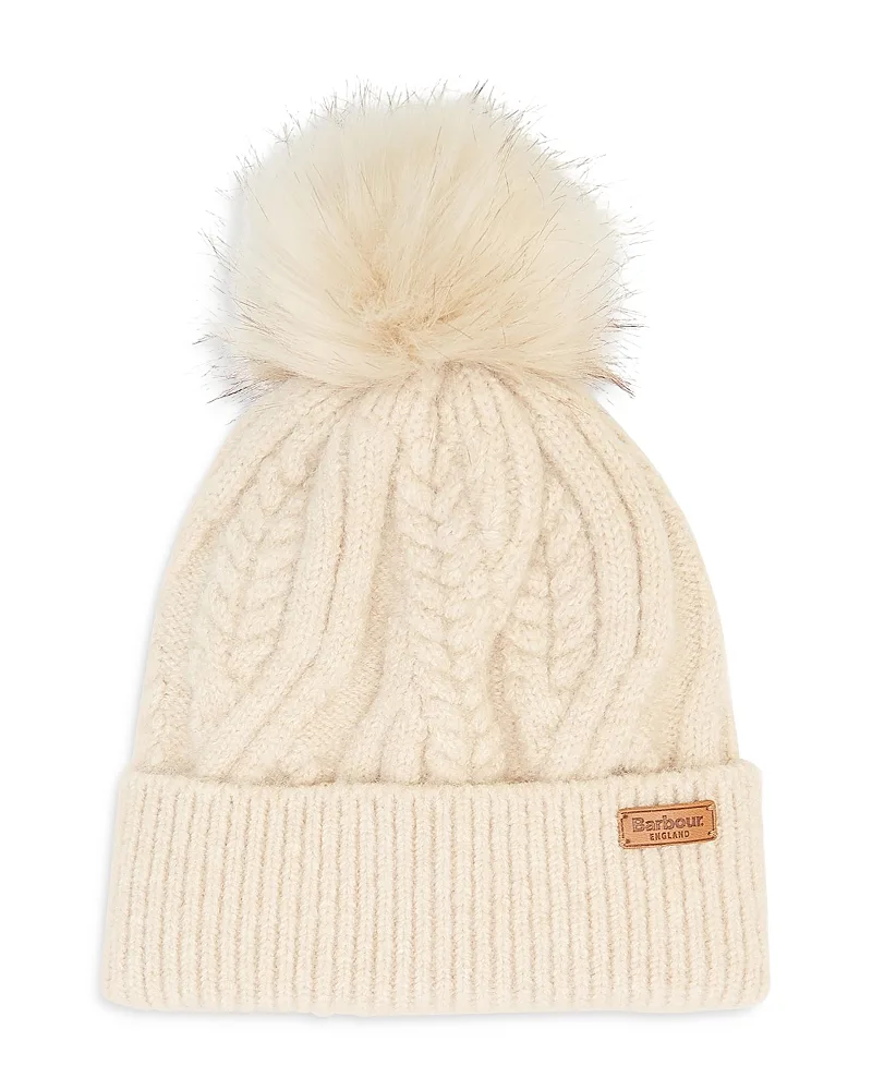 Elsdon Pom Pom Beanie Hat by Barbour