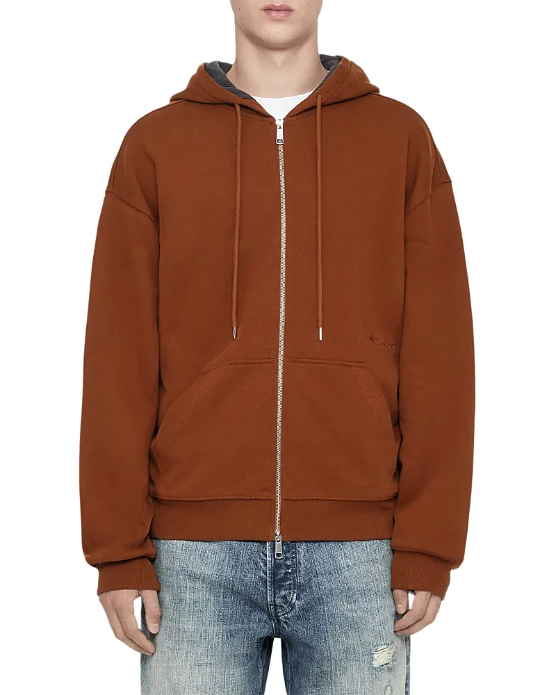 Brax Cotton Oversized Zip Hoodie by AllSaints