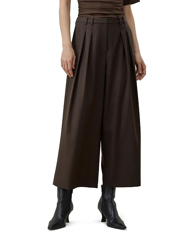 Washable Silk-Wool Ankle Pant by Lilysilk