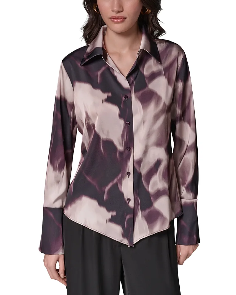 Long Sleeve Collared Blouse by Donna Karan New York