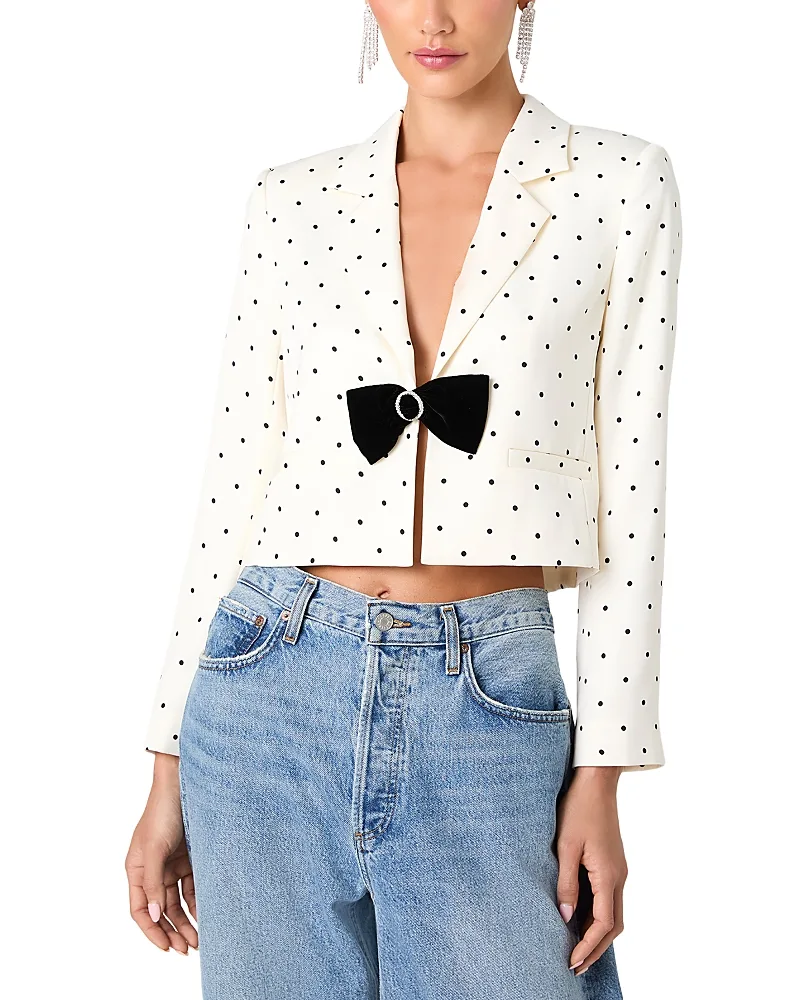 Maelys Bow Front Jacket by French Connection